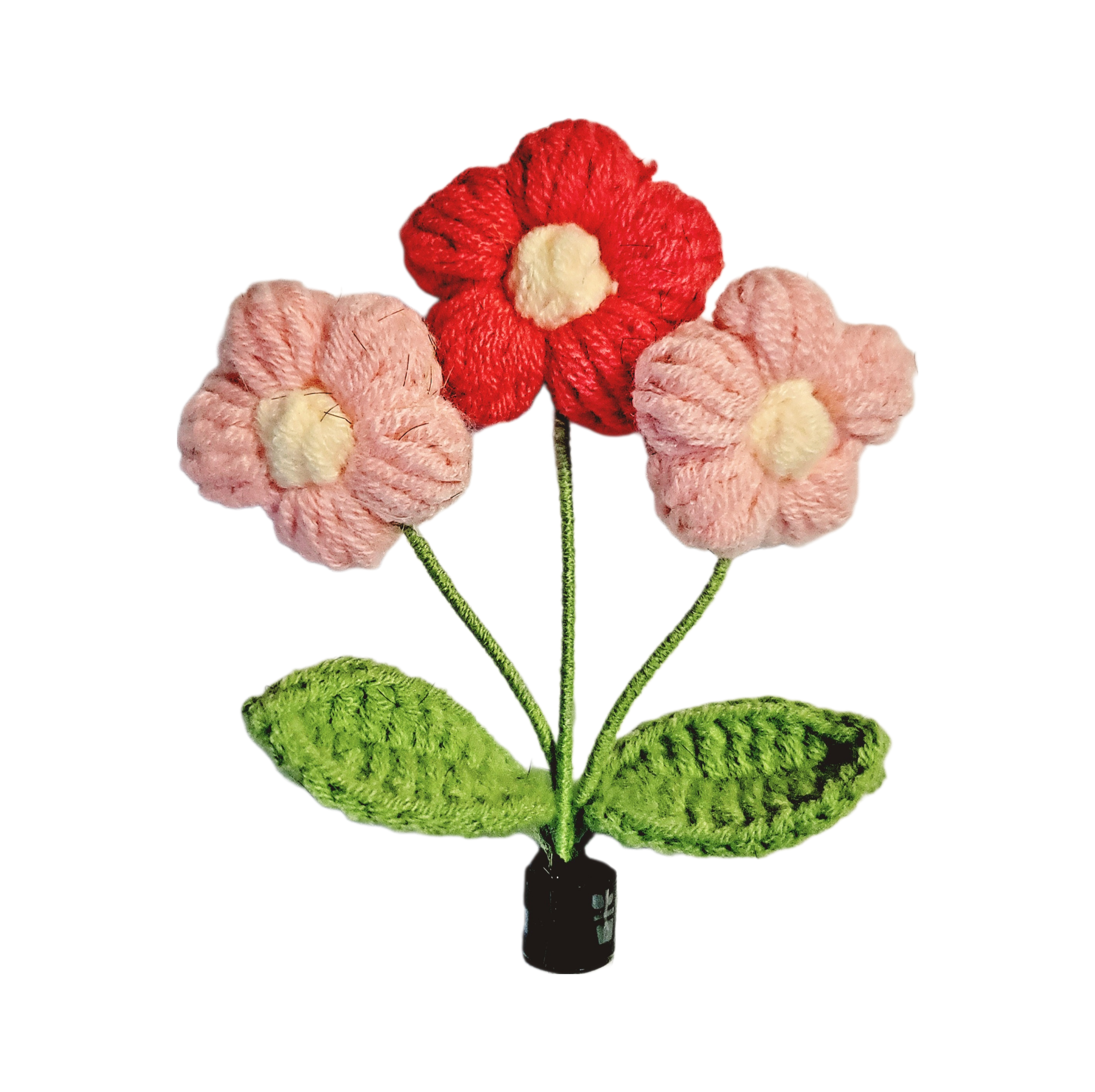 Pink Daisy Crotched Floral Insert