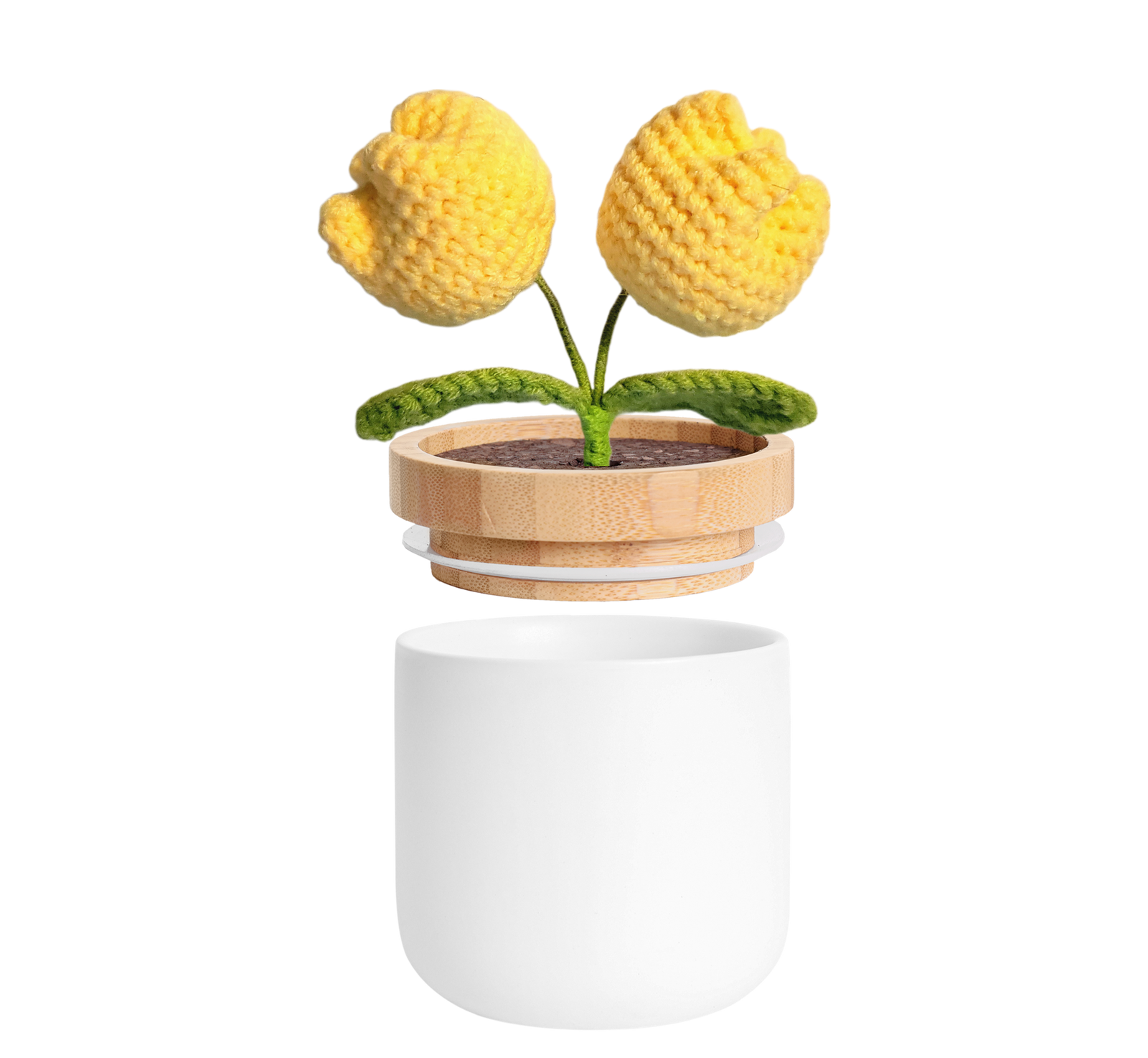 Yellow Tulip Crotched Floral Insert